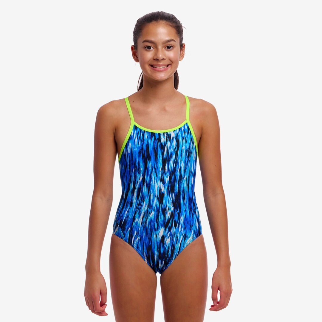 Funkita Girl's Diamond Back One Piece | Wing Streak