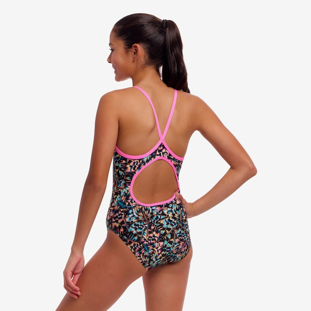 Funkita Girl's Diamond Back One Piece | Copper Cluster