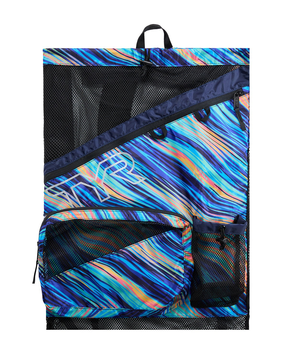 TYR Elite Team 40L Mesh Backpack | Teal/Orange