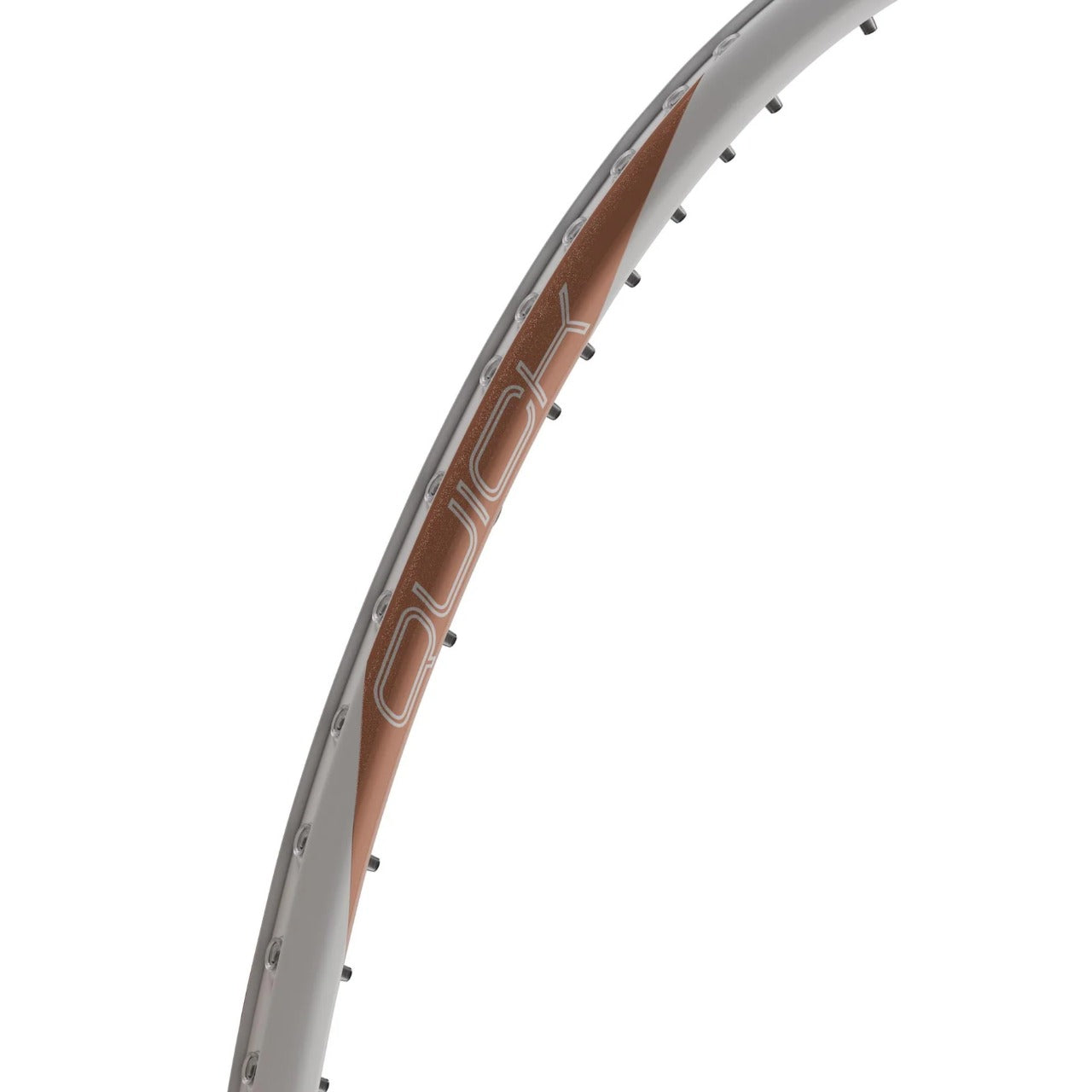 Katana Ghost Air Edition Quick Badminton Racket (Unstrung) | White/Orange