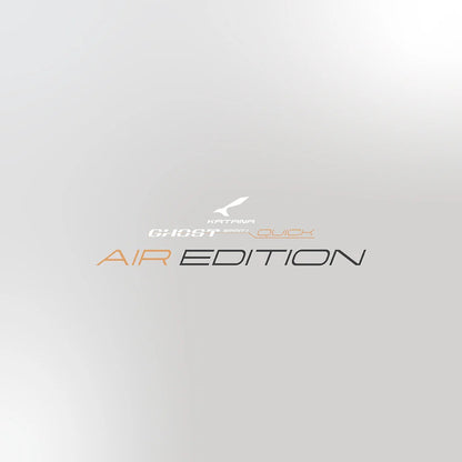 Katana Ghost Air Edition Quick Badminton Racket (Unstrung) | White/Orange