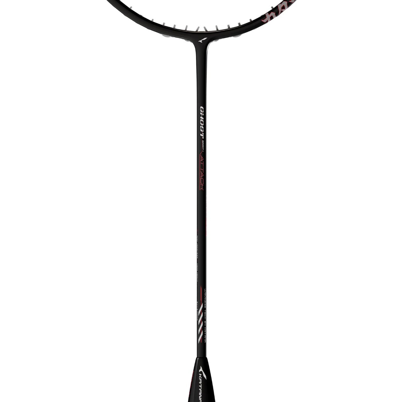 Katana Ghost Fire Edition Attack Badminton Racket (Unstrung) | Black/Red