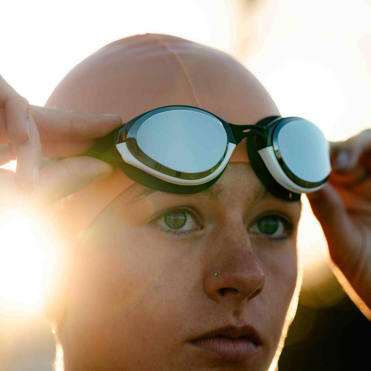 Swans SLG-100 Swimming Goggles | Sky Blue