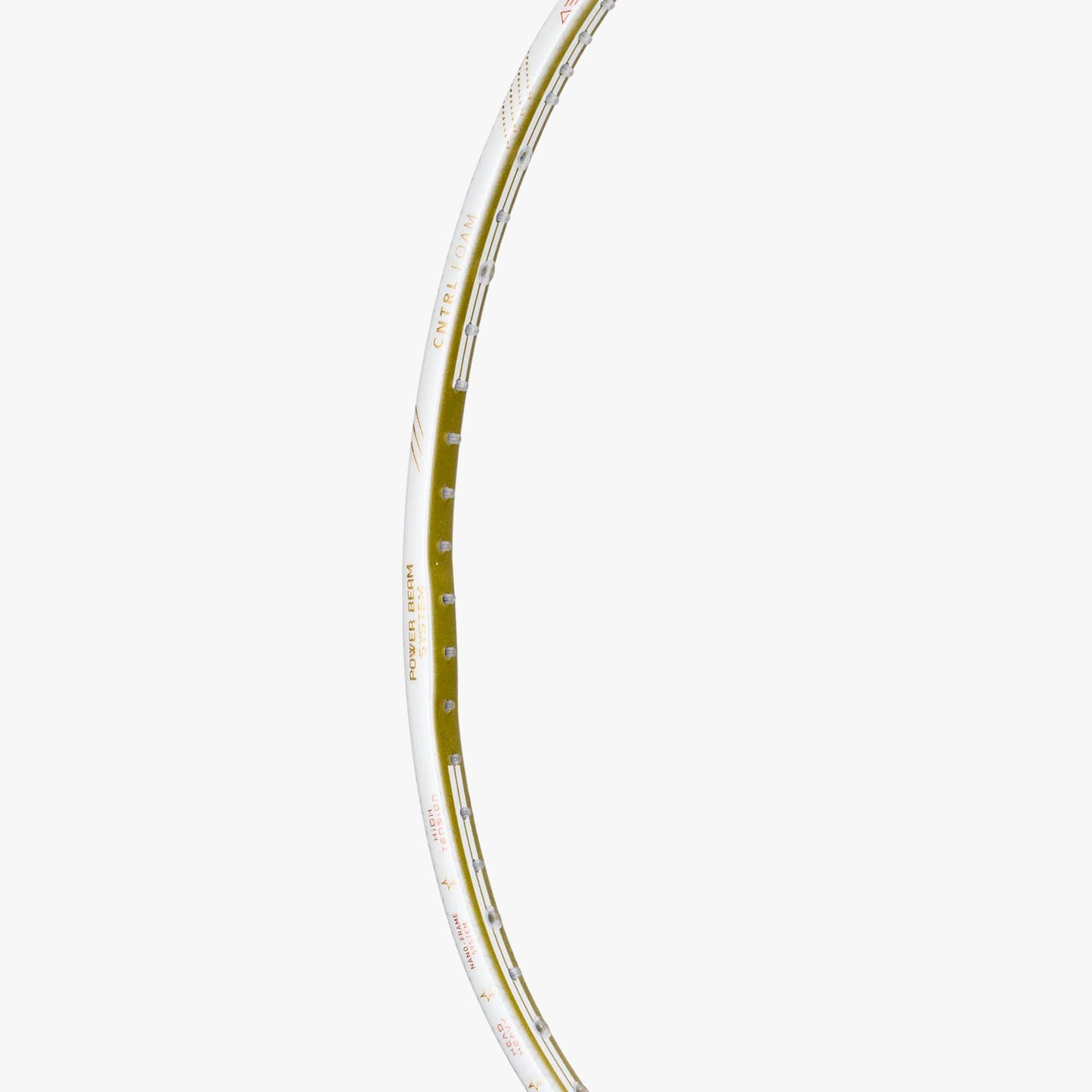 Hundred Ioniq 80 Limited Edition Badminton Racket (Unstrung) | White/Gold