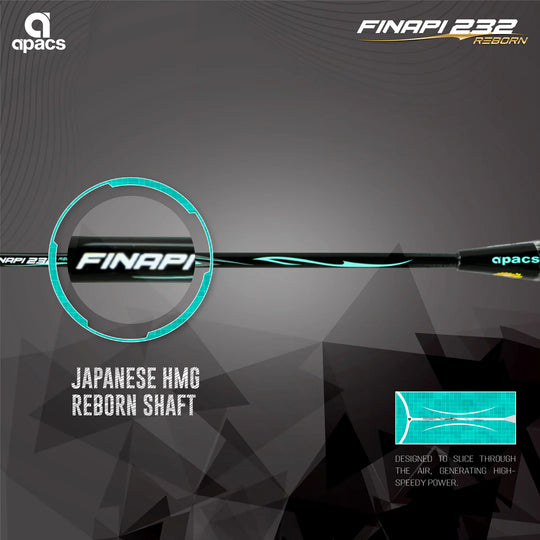 Apacs Finapi 232 Reborn Badminton Racket (Unstrung)