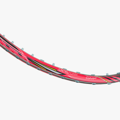 Hundred Flareon 700 Badminton Racket (Unstrung) | Black/Orange/Pink 3U