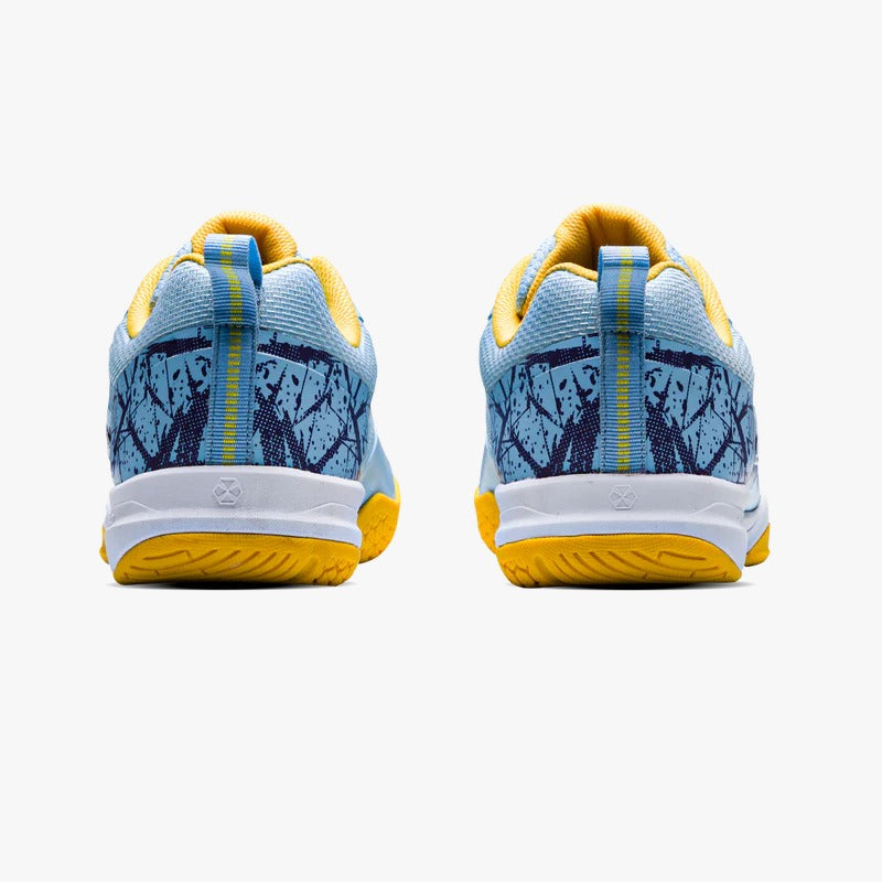 Hundred Blade Pro Badminton Shoes | Blue/Yellow