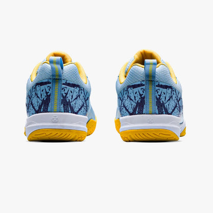 Hundred Blade Pro Badminton Shoes | Blue/Yellow