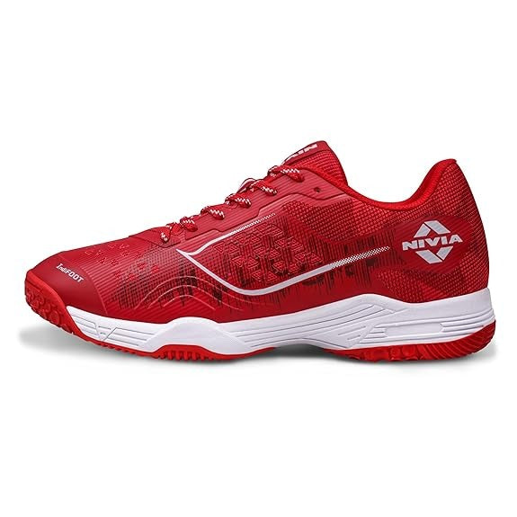 Nivia HY-Court 3.0 Badminton Shoe | Red