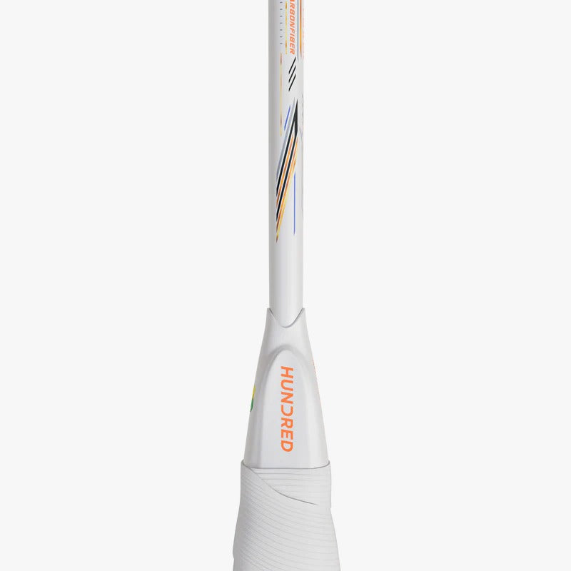 Hundred Nitrix 70 Volta Badminton Racket (Unstrung) | White/Copper 3U