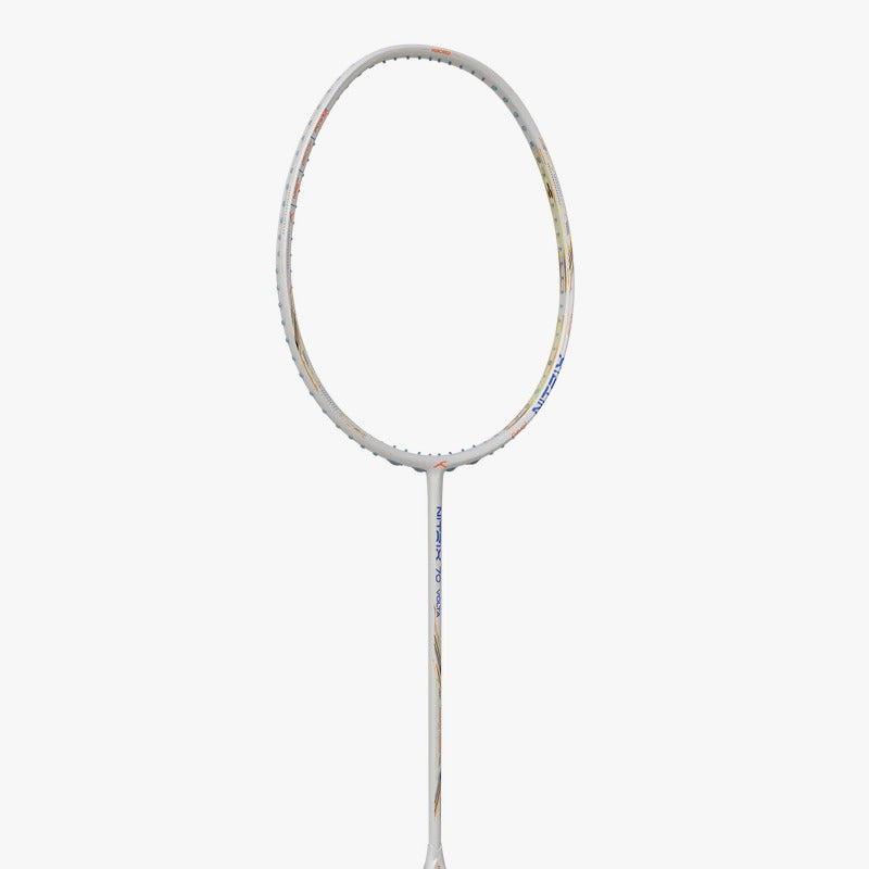 Hundred Nitrix 70 Volta Badminton Racket (Unstrung) | White/Copper 3U