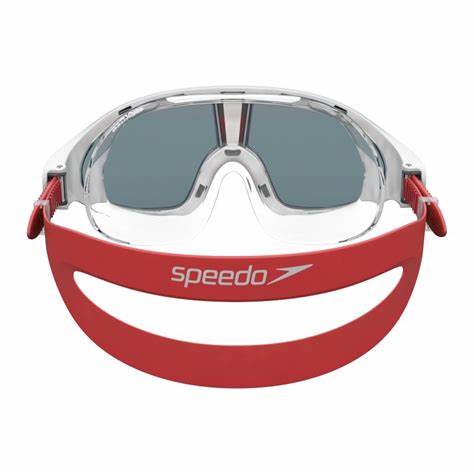 Speedo Biofuse Rift Swim Goggles | Lava Red/ Oxid Grey
