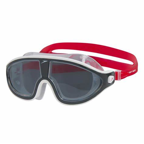 Speedo Biofuse Rift Swim Goggles | Lava Red/ Oxid Grey