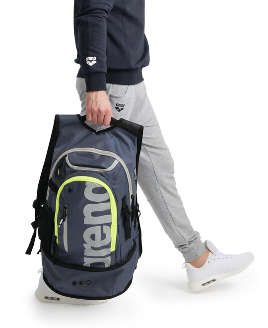 Arena Fastpack 3.0 Backpack | Navy Neon Yellow