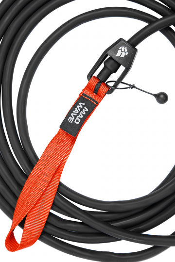 Mad Wave Long Safety Cord With Waist Belt (Water Stretch Cord)