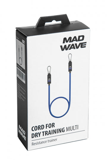 Mad Wave Cord for Dry Training Multi Resistance Trainer Blue