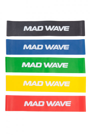 Mad Wave Short Resistance Bands Resistance Trainer Multi