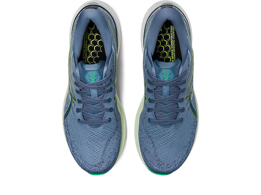 Asics Gel-Kayano 29 Men's Running Shoes - Steel Blue/Lime Zest