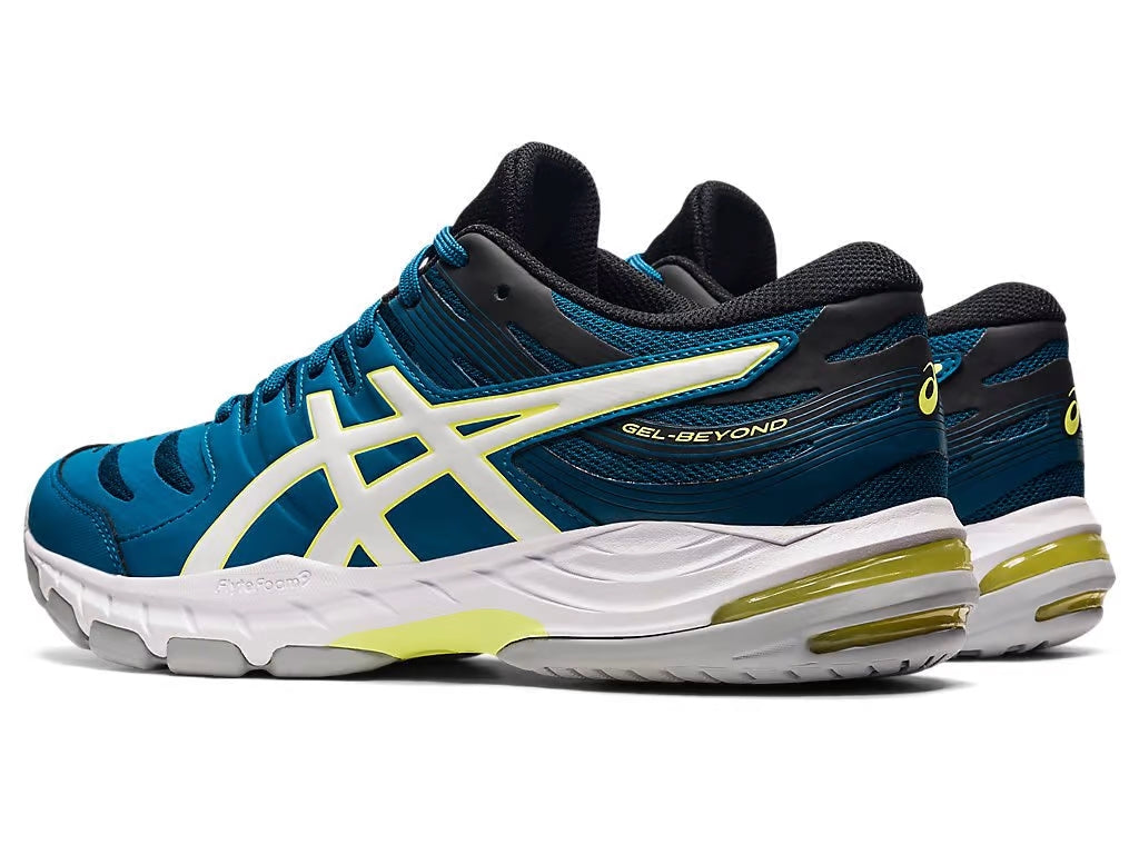 Asics Gel Beyond 6 Badminton Shoes Deep Sea Teal White Achivr