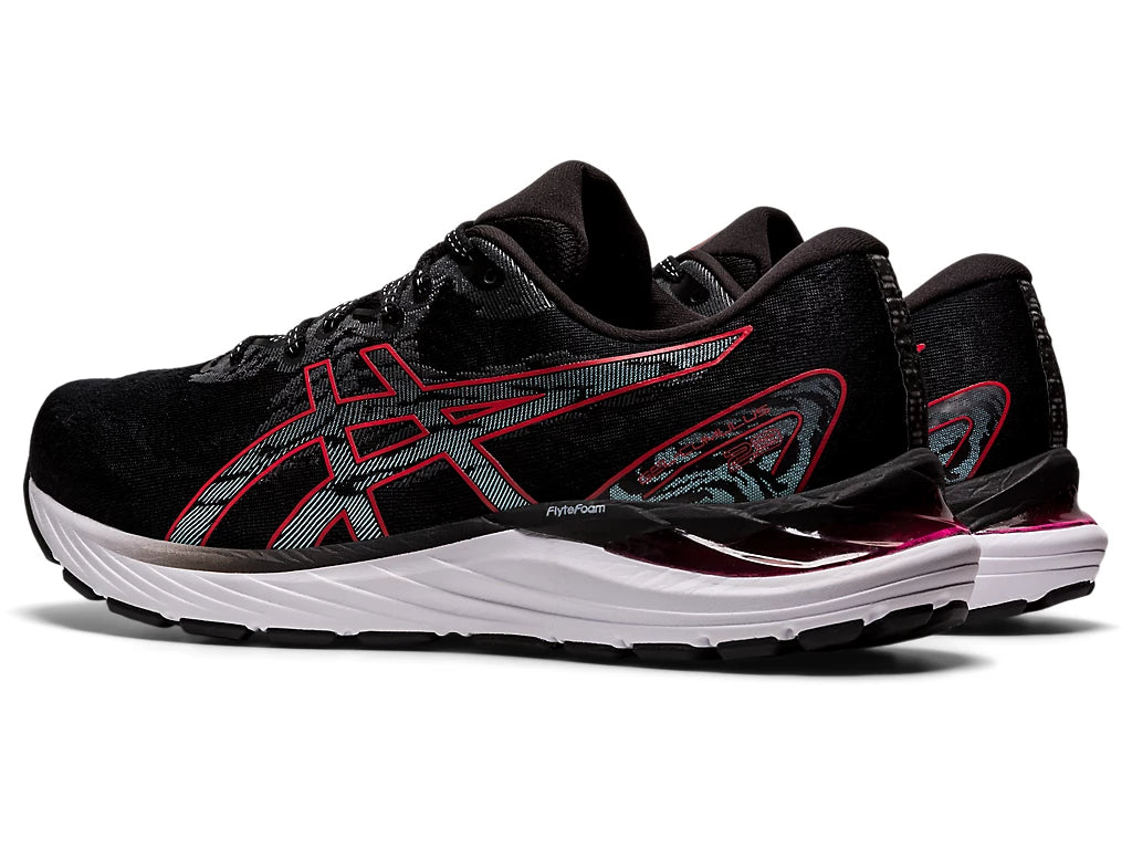 Asics Gel-Cumulus 23 Men's Running Shoes - Black/Electric Red