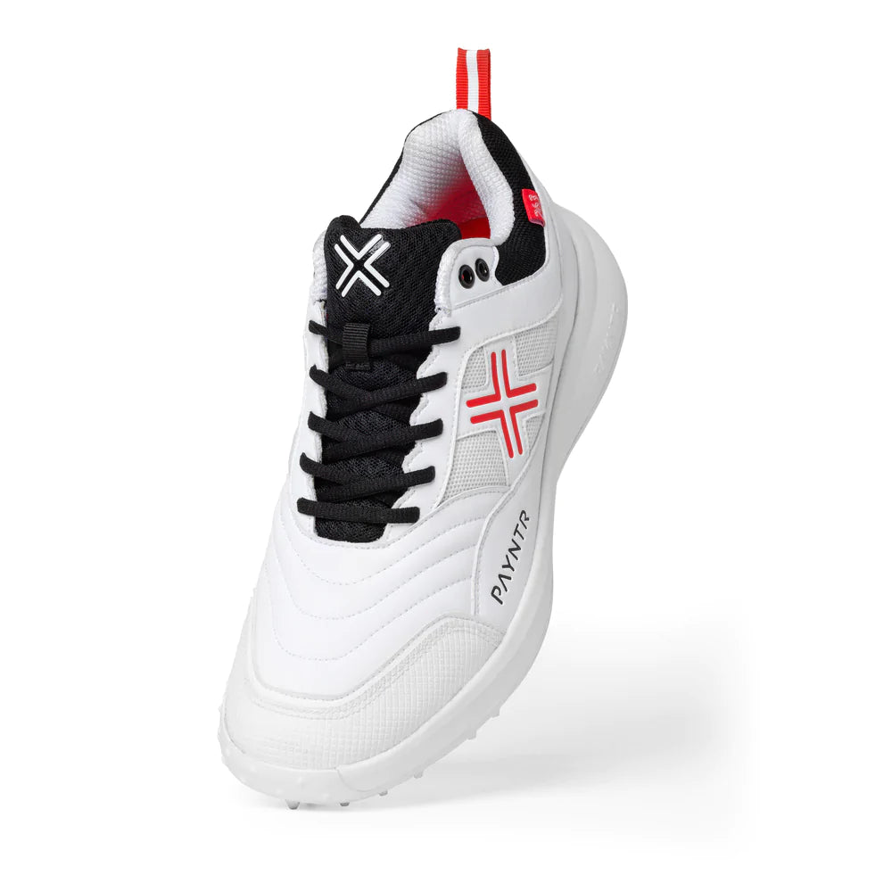Payntr All Rounder Spike Cricket Shoes - White