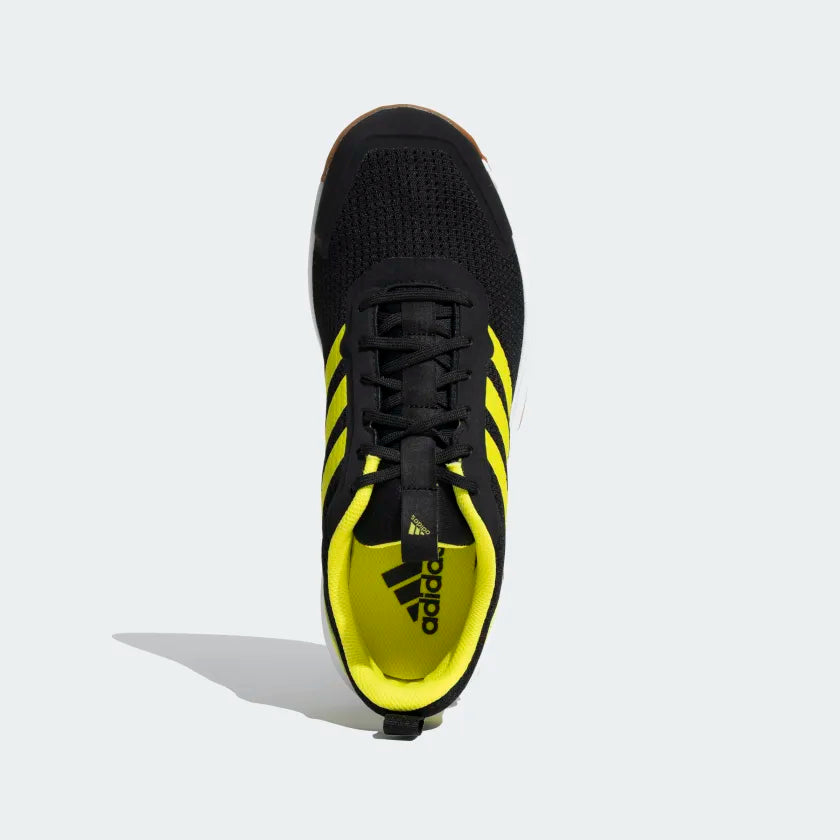 Adidas 21 NDR V2 Badminton Shoes - Core Black/Acid Yellow Achivr Adidas 21 NDR V2 Badminton Shoes - Core Black/Acid Yellow Achivr