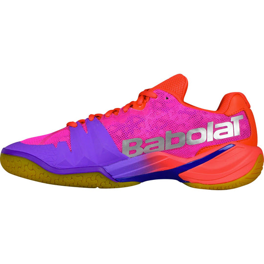 Babolat Shadow Tour Women's Badminton Shoes - Red/Pink/Purple