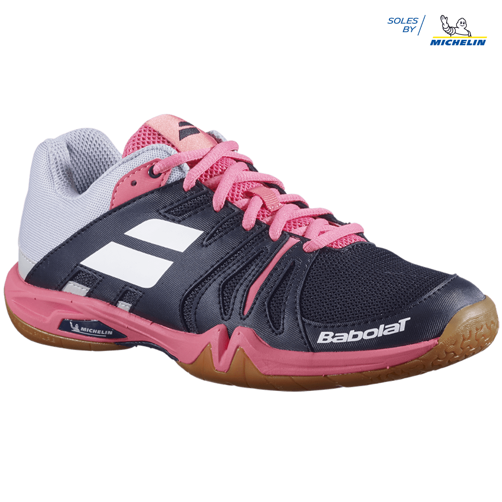 Babolat Shadow Team Women's Badminton Shoes - Black/Pink