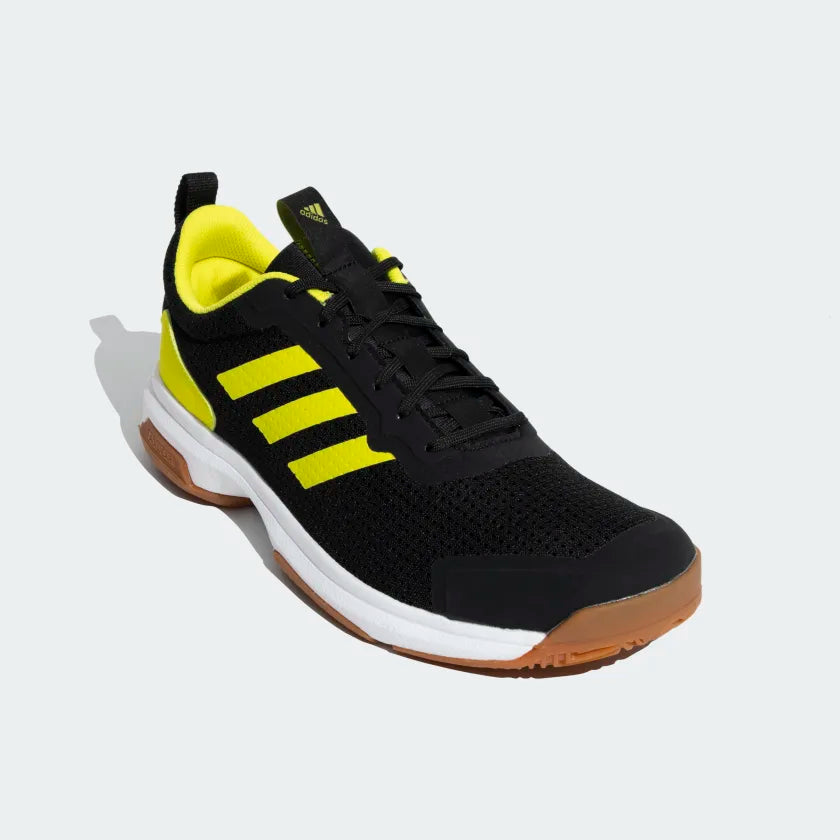 Adidas black yellow shoes sale