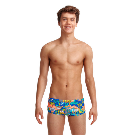 Funky Trunks Boy's Classic Trunks Wacky West