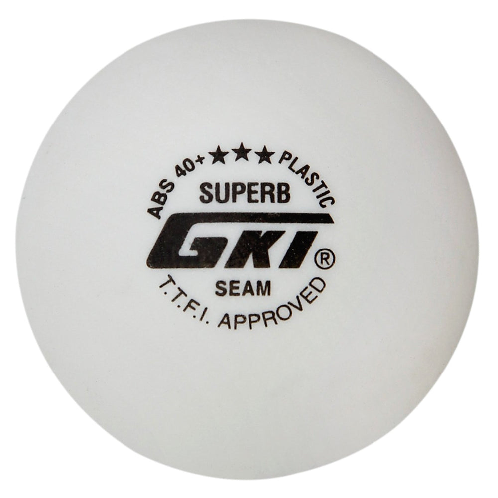 Gki 3 Star Superb ABS 40+ Plastic Seam TT Balls