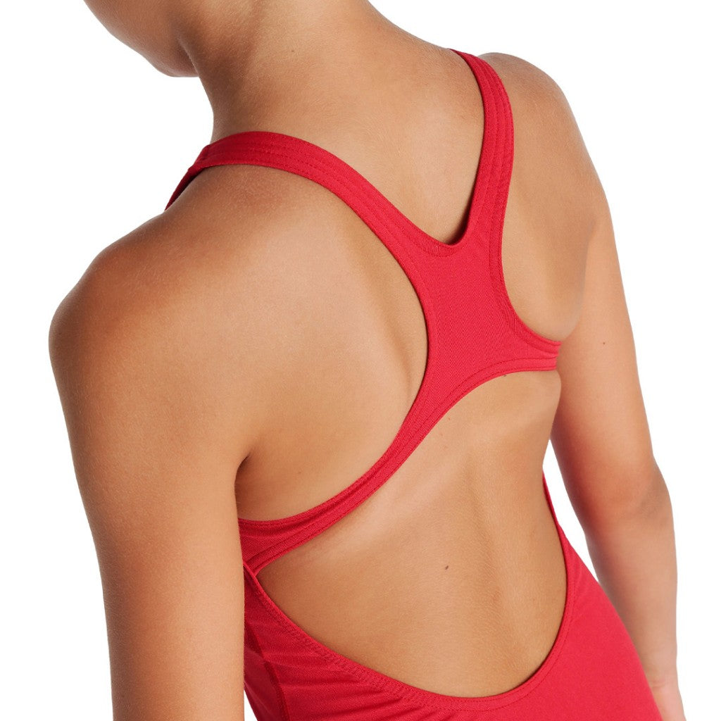Arena Girl's Team Swimsuit Swim Pro Solid | Red White