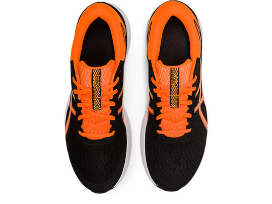 Asics Patriot 12 Men's Running Shoes - Black/Shocking Orange