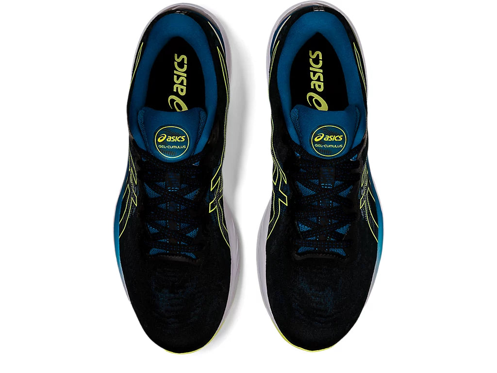 Asics Gel-Cumulus 23 Men's Running Shoes - Black/Glow Yellow