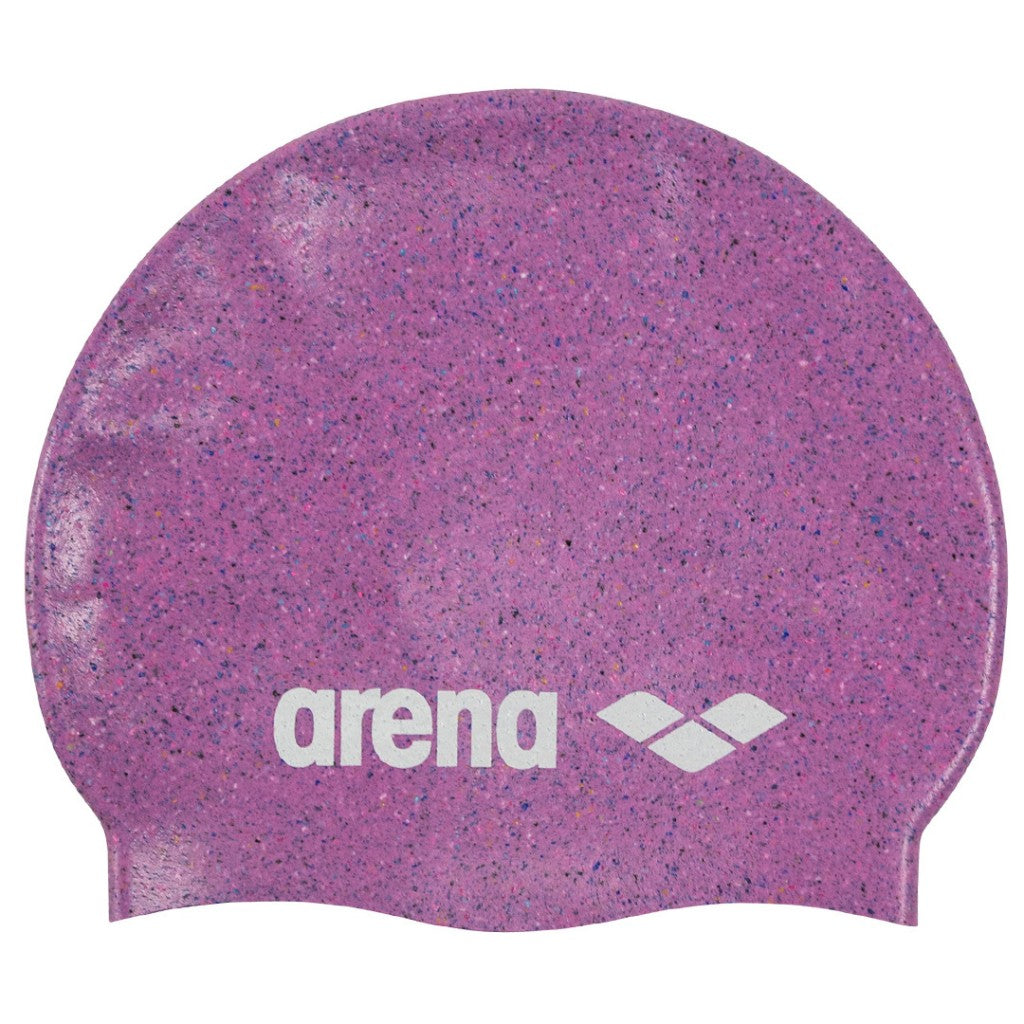 Arena Silicone Jr Cap | Pink Multi