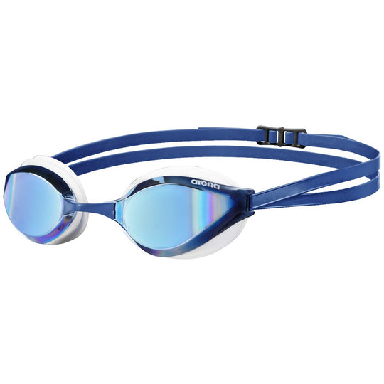 Arena Python Mirror Racing Goggle | Blue Mirror- White