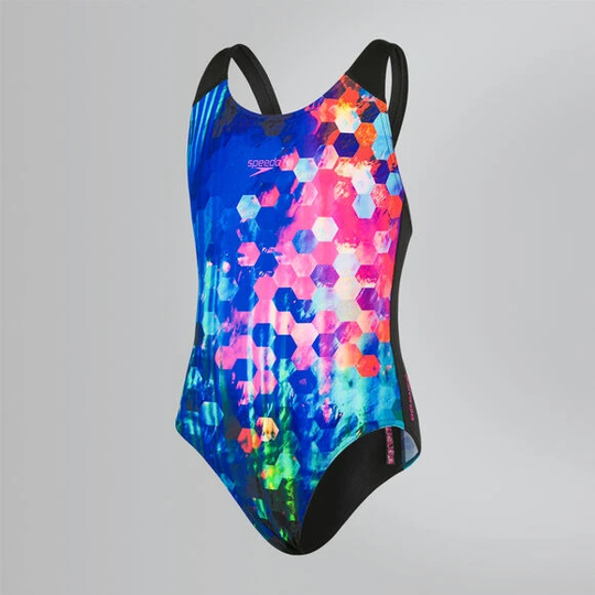 Speedo Placement Digital Splash Back Swimsuit