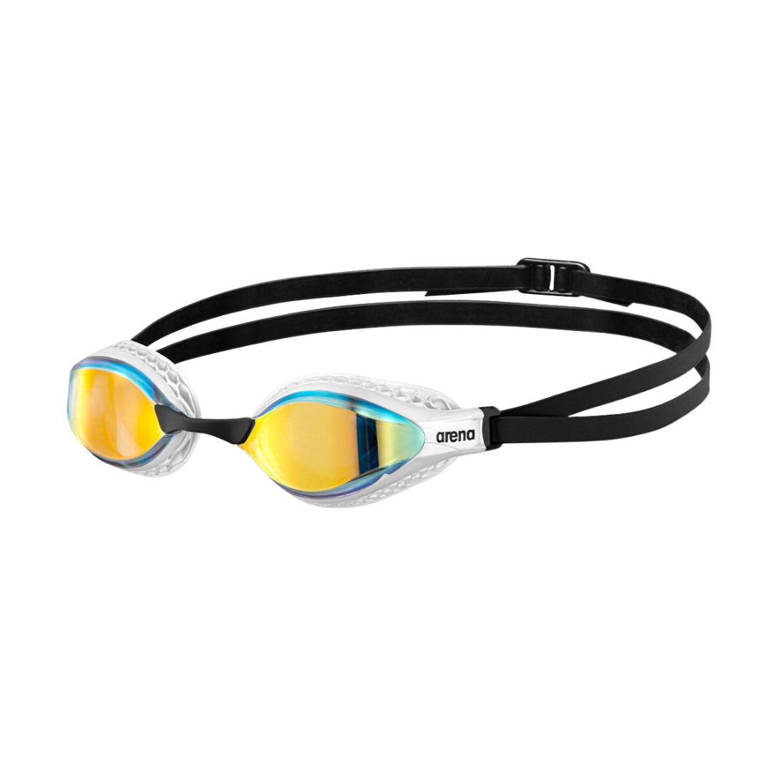 Arena Air Speed Mirror Racing Goggle | Yellow Copper- White