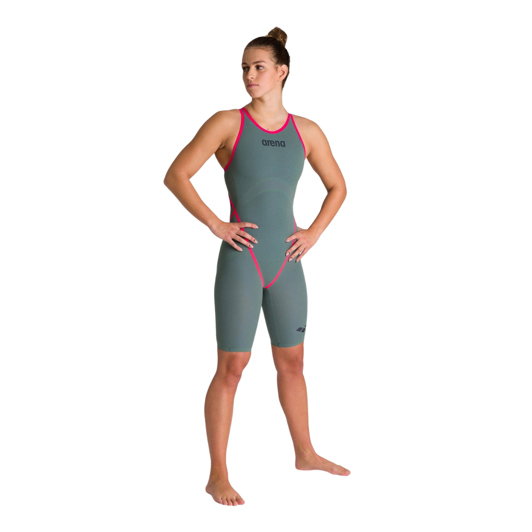 Arena Women's Powerskin Carbon Core FX | Openback | Army Green
