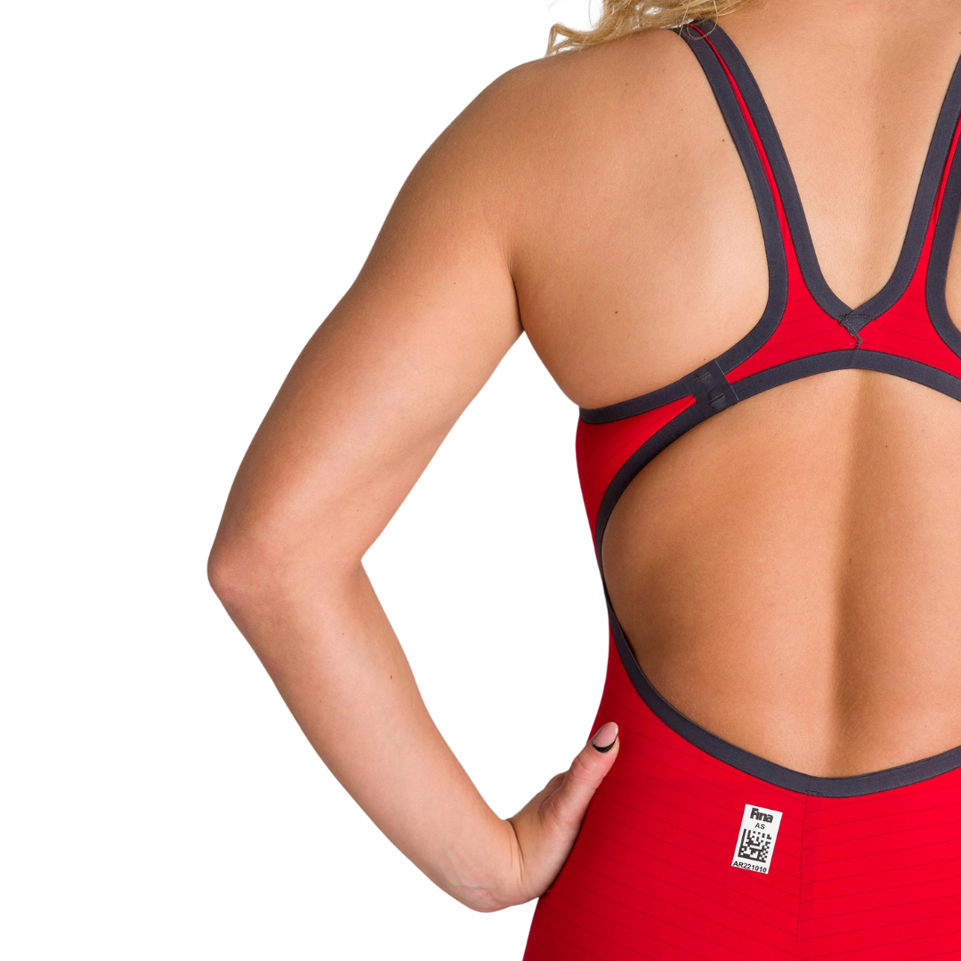 Arena Women's Powerskin Carbon Air 2 | Openback | Red  Swimsuit
