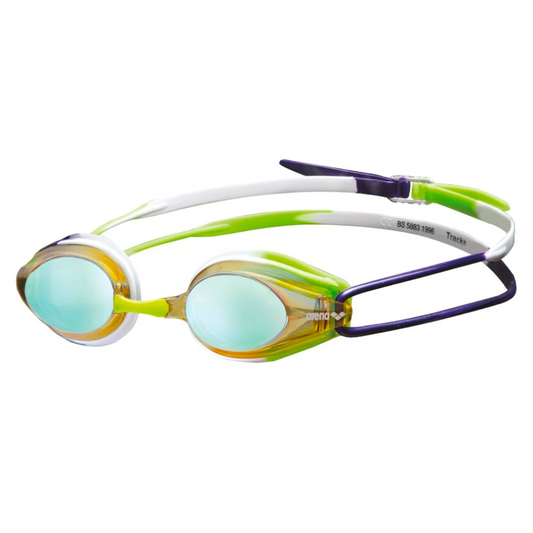 Arena Tracks Mirror Racing Goggle | Yellow- Purple Green