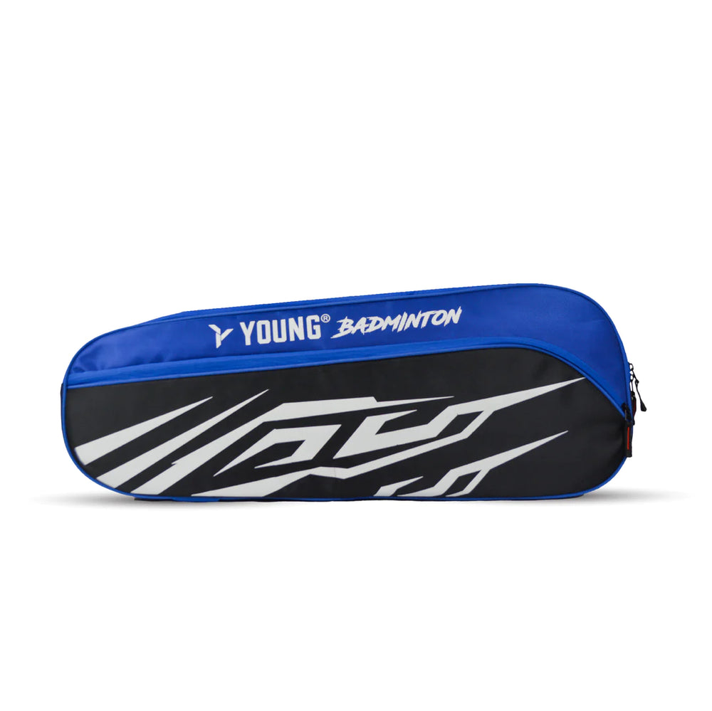 Young Tiger Double Zipper Kitbag with Shoe Compartment | Blue/Black