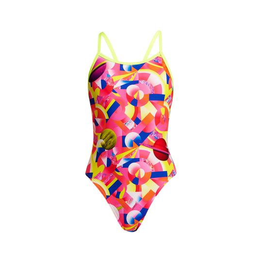 Funkita One Piece | Single Strap |  Pink Pluto Swimsuit