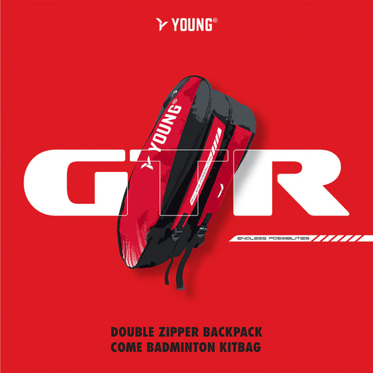 Young GTR Double Zipper Kitbag | Red