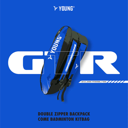 Young GTR Double Zipper Kitbag | Blue