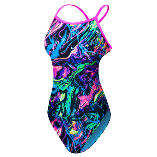 TYR Women's Penello Diamondfit Swimsuit Youthfit- Multi