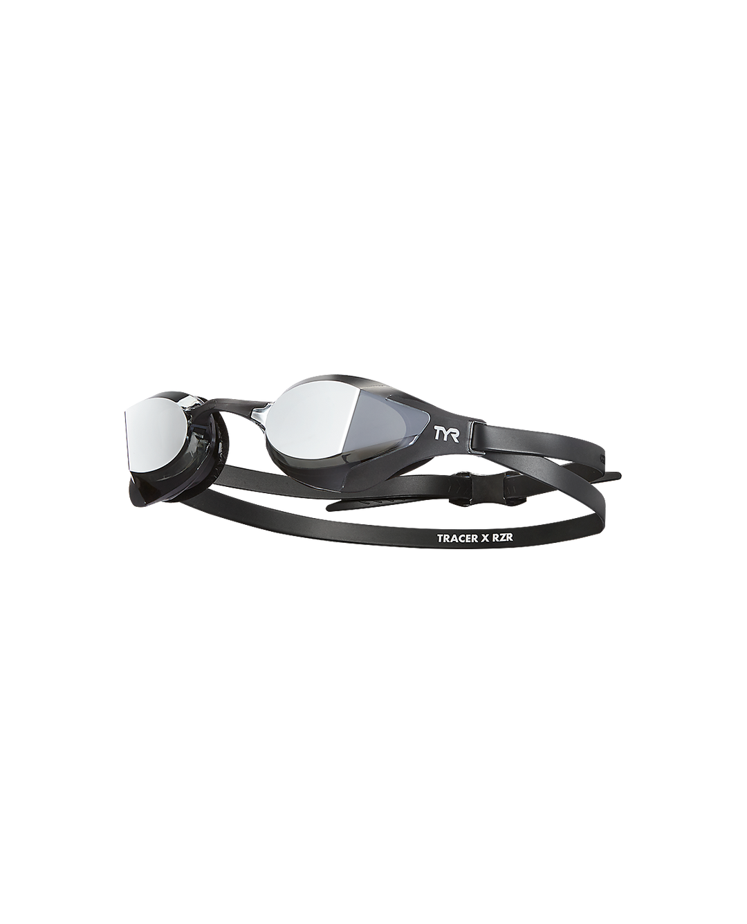 TYR Tracer-X RZR Racing Mirrored Goggles | Silver Black