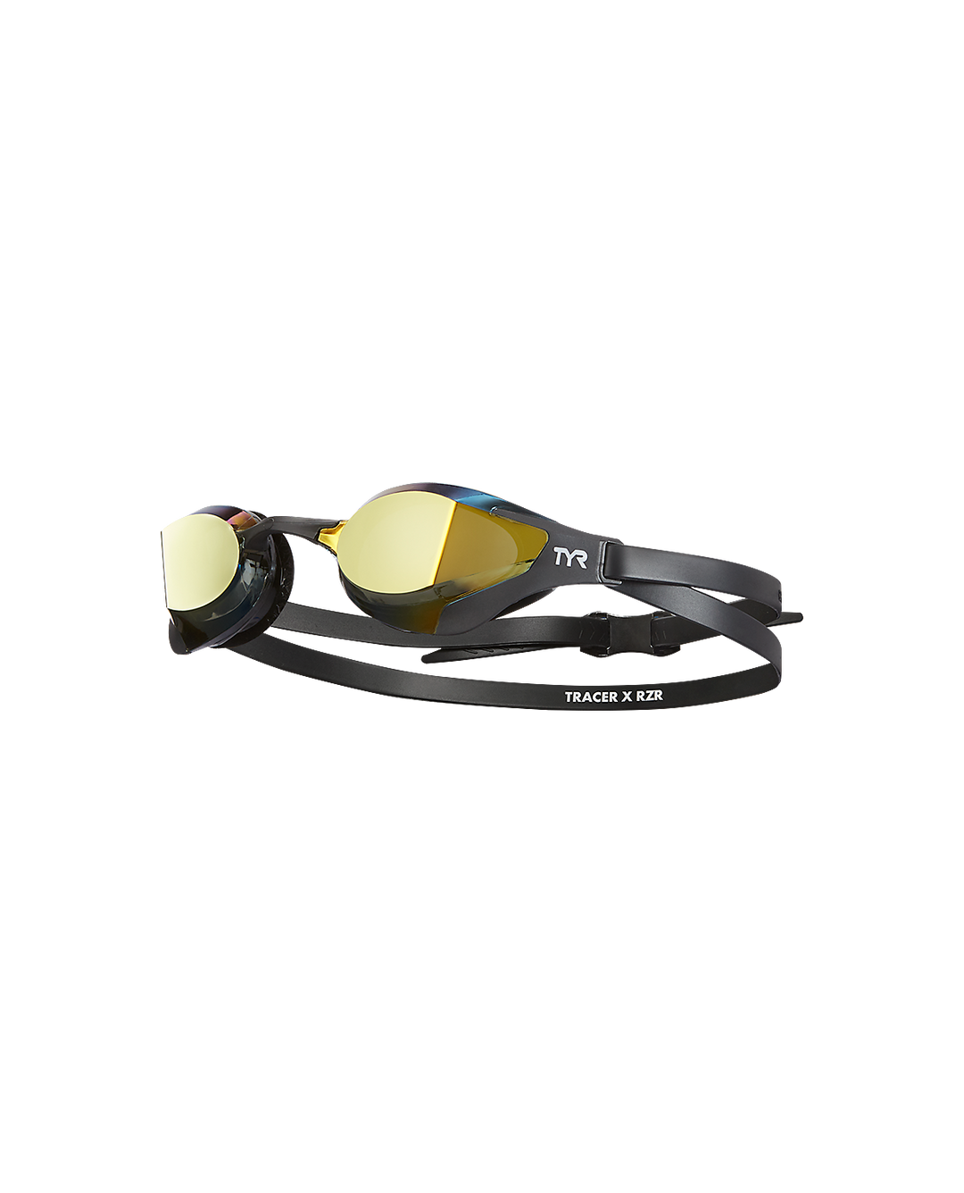 TYR Tracer-X RZR Racing Mirrored Goggles | Gold Black