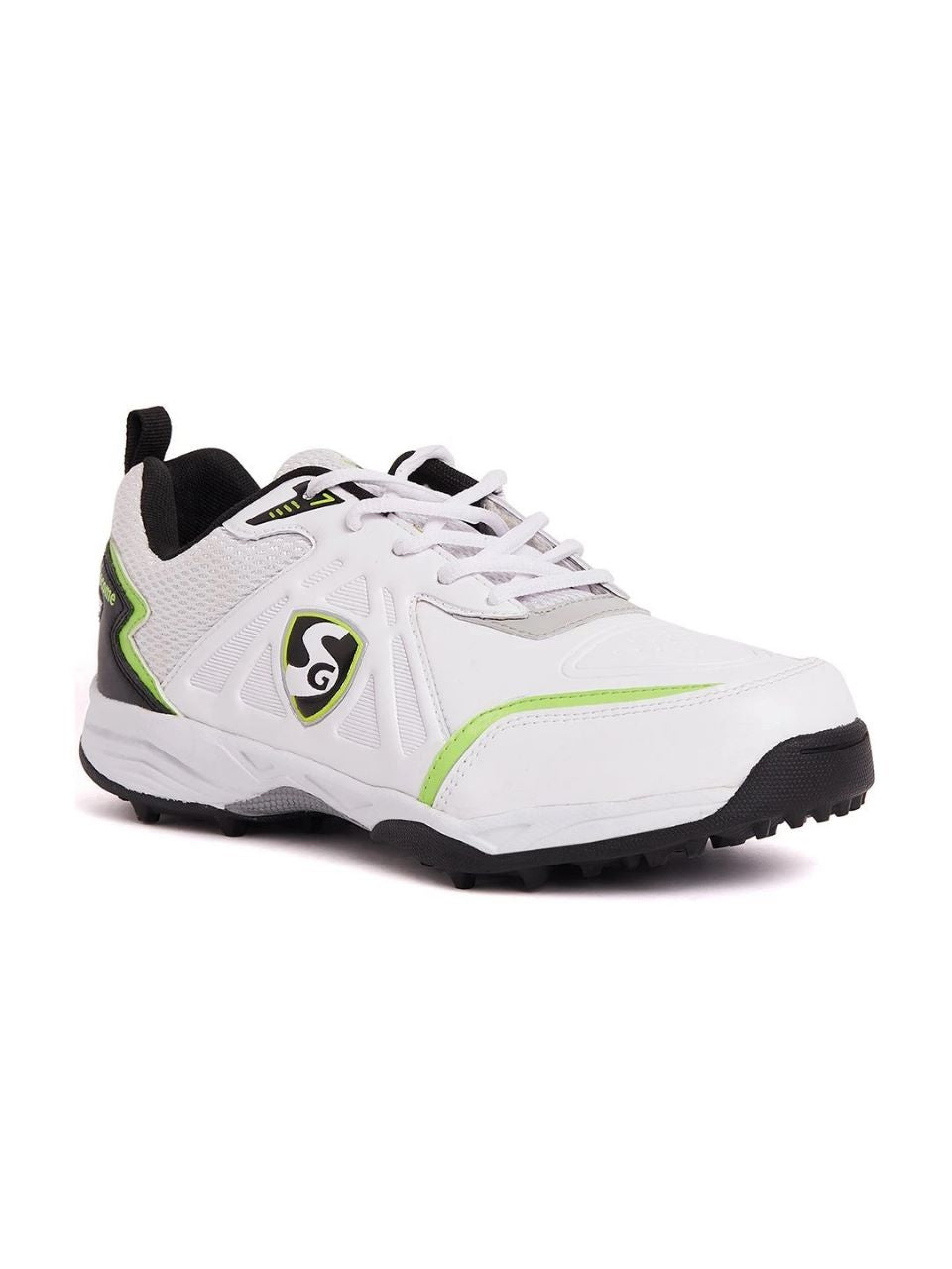 SG Scorer 5.0 Cricket Shoe - White/Black/Lime
