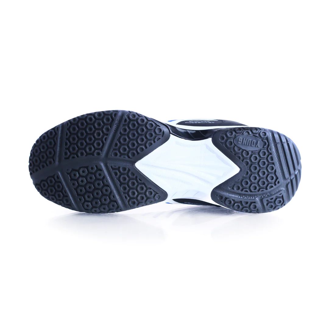 Young RS 11 Badminton Shoe - White/Blue/Black